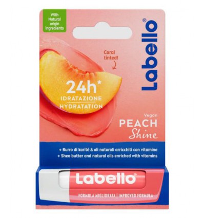 Labello Fruity peach shine vegan
