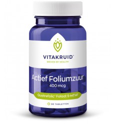 Vitakruid Actief foliumzuur 400 mcg 90 tabletten