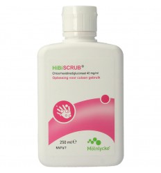 Hibiscrub Chloorhexidine gluconaat 40mg/ml 250 ml