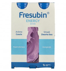 Fresubin Energy drink cassis 200ml 4 stuks