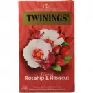 Twinings infusions rosehip 20 stuks