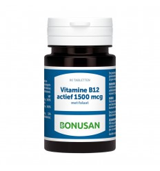 Bonusan Vitamine B12 actief 1500 mcg 90 tabletten