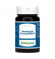 Bonusan Vitamine D3 75 mcg 120 softgels