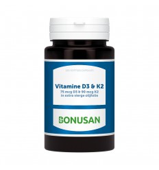 Bonusan Vitamine D3 & K2 120 softgels