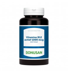 Bonusan Vitamine B12 actief 1000 mcg 120 zuigtabletten