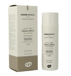 Green People suncream face spf15 scent free 50 ml