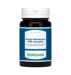 Bonusan Foliumzuur actief 400 mcg plus 90 tabletten