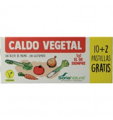 Soria Natural Bouillonblokjes vegan glutenvrij 12 stuks
