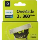 Philips Oneblade 360 navulmesjes 2 stuks