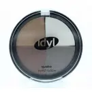 Idyl Eyeshadow quatro CES 105 bruin/grijs/wit