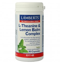 Lamberts L-Theanine & citroenmelisse complex 60 capsules