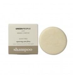 Green People Shampoo bar scent free repairing anti frizz 50 gram