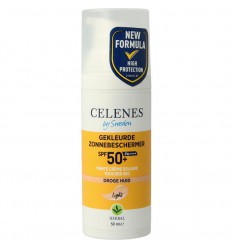 Celenes Herbal dry touch tinted light fluid SPF50+ 50 ml