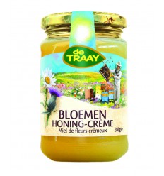 De Traay Bloemen honing creme 350 gram