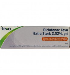 Teva Diclofenac 2,32% extra sterk 60 gram