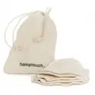 Hemptouch Reusable cotton pads + laudry bag 5 stuks