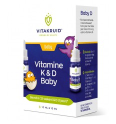 Vitakruid Vitamine K & D Baby 2x 10 ml