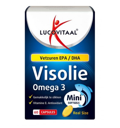 Lucovitaal Visolie omega 3 mini 60 softgels