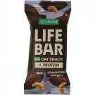 Lifefood Lifebar oatsnack proteine chocolate delight biologisch 40 gram