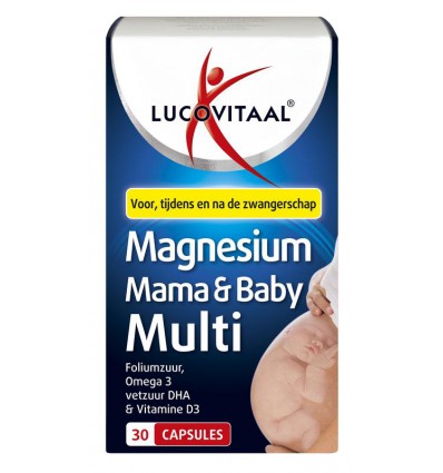 Lucovitaal Magnesium mama & baby multi 30 capsules
