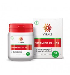 Vitals Vitamine K2 + D3 60 softgels