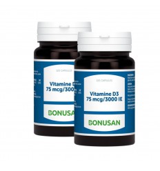 Bonusan Vitamine D3 75 mcg 2 x 120 softgels -20%