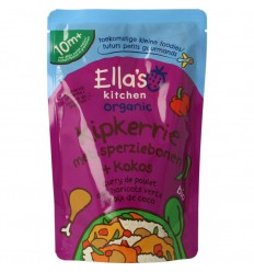 Ella's Kitchen Kipkerrie sperzieboon kokos 10+ maanden 190 gram