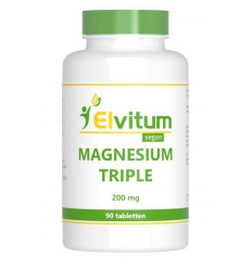 Elvitum Magnesium triple 200 mg 90 tabletten