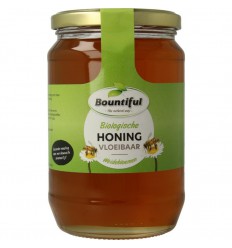 Bountiful Honing weidebloem vloeibaar biologisch 900 gram